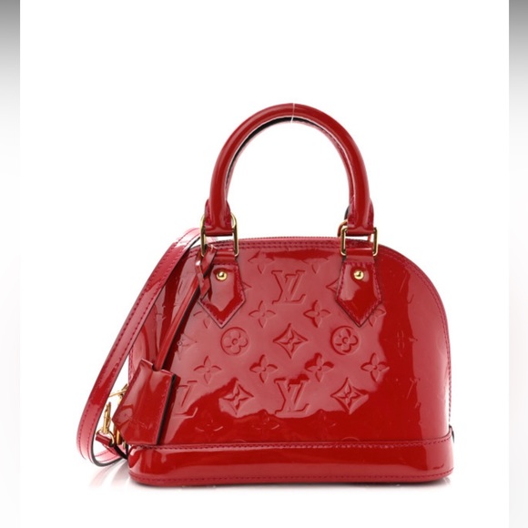 Authentic Louis Vuitton Vernis Rose Indien Alma BB - Picture 2 of 9